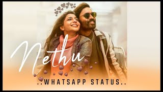 Nethu Song Whatsapp Status Jagame Thandhiram Suththi Illa Yaarum Dhanush Rk Beats