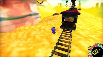 A Hat in Time: Chapter 2 Act 4: Train Rush (No Time to Explain Achievment) (10:08 seconds left)