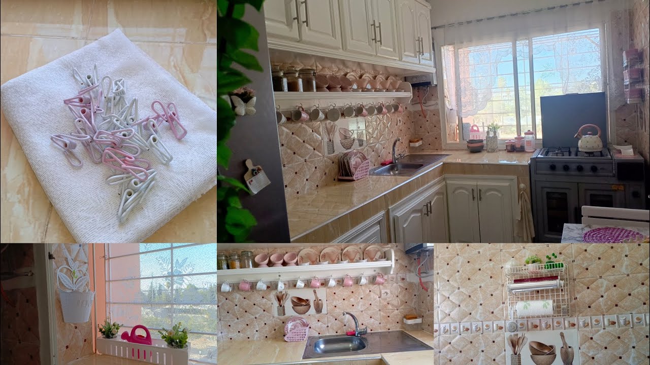 التنظيف العميق للمطبخ 🌿مع التغيير🌿 part1 حيل اعتمديها فالمطبخ ديالك👉