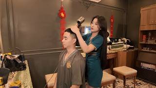 ASMR | Enjoy Premium Service at King Luxury Barbershop Viet Nam