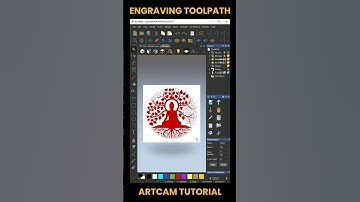 Engraving Toolpath Making In Artcam #artcam #artcamtoolpath #cnc #cncdesign #artcam2008 #engrave