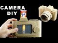 How To Make Camera With Real Functional Screen From Cardboard | King Of Crafts