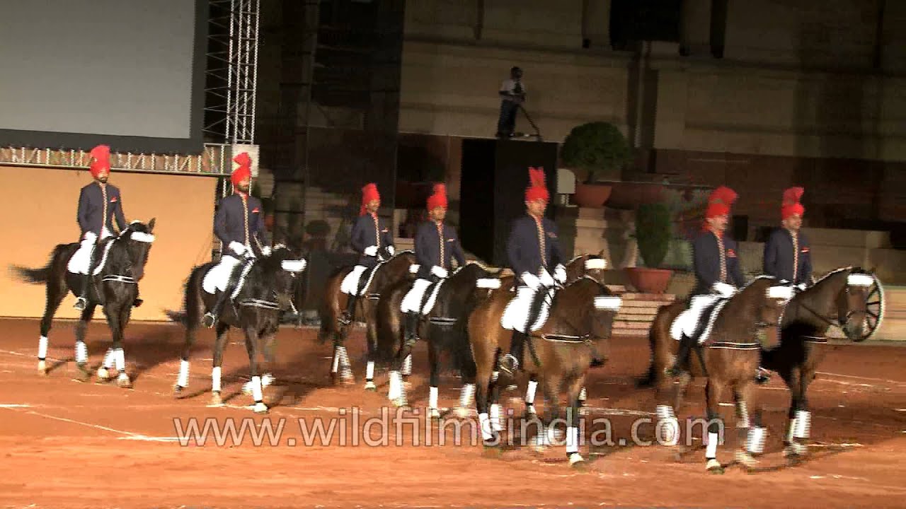 Only horses in the Indian army are allowed to wear a full mane YouTube