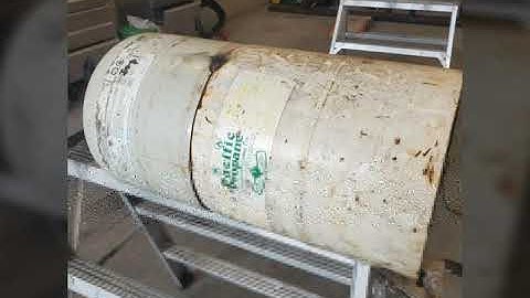 Propane tank sauna stove! Part 1