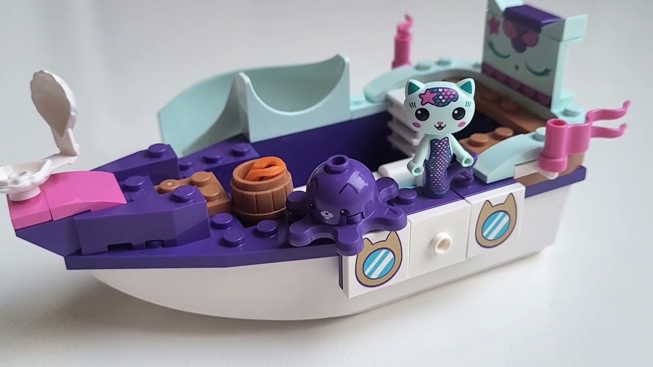 LEGO Gabby's Dollhouse Gabby & MerCat's Ship & Spa - The Toy Box Hanover