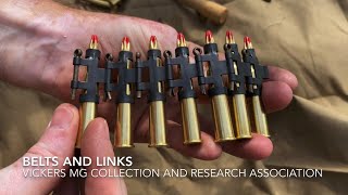 Vickers MG belts and links