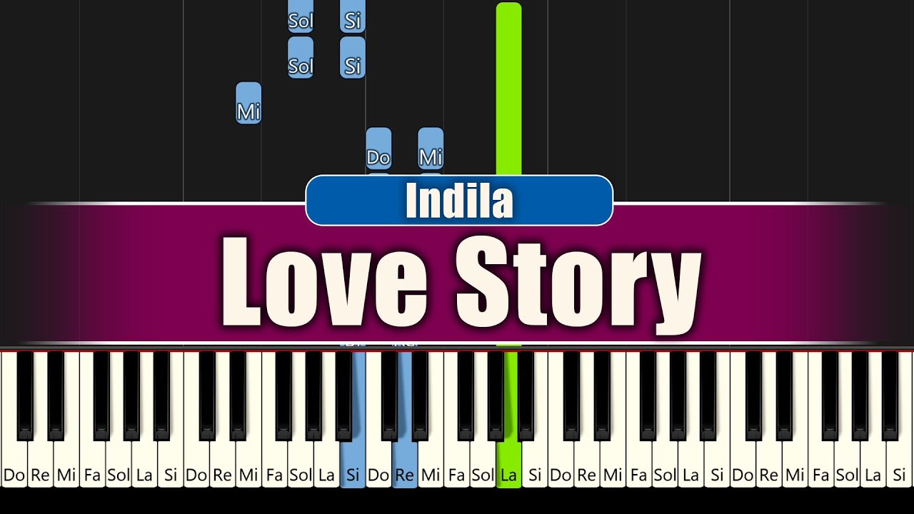 Indila - Love Story - Piyano