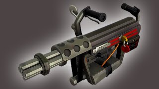 TF2 Heavy has a Lighter Minigun