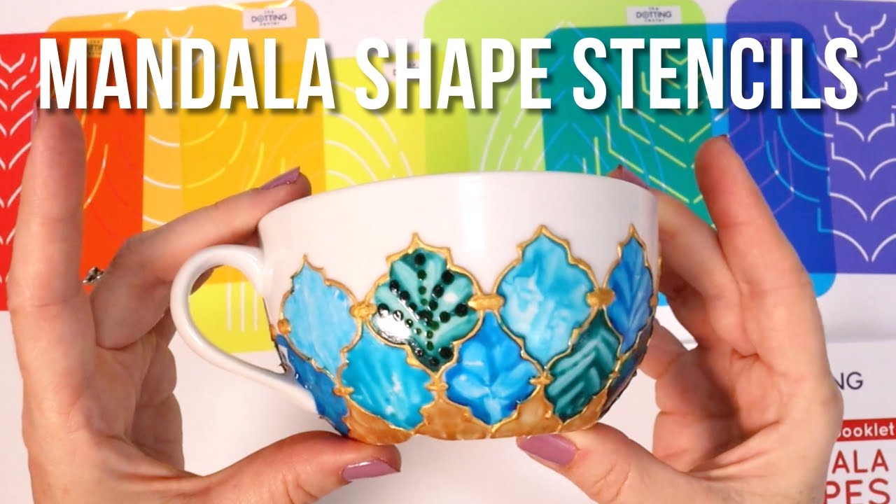 Mandala Shapes Stencils - Draw mandalas EASILY with mandala shapes