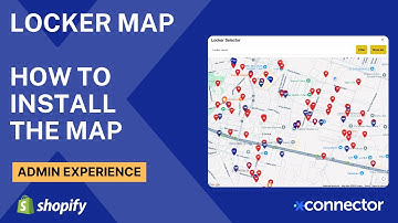 How to Install the Locker Map in Shopify | xConnector Locker Map Demo for the new checkout version