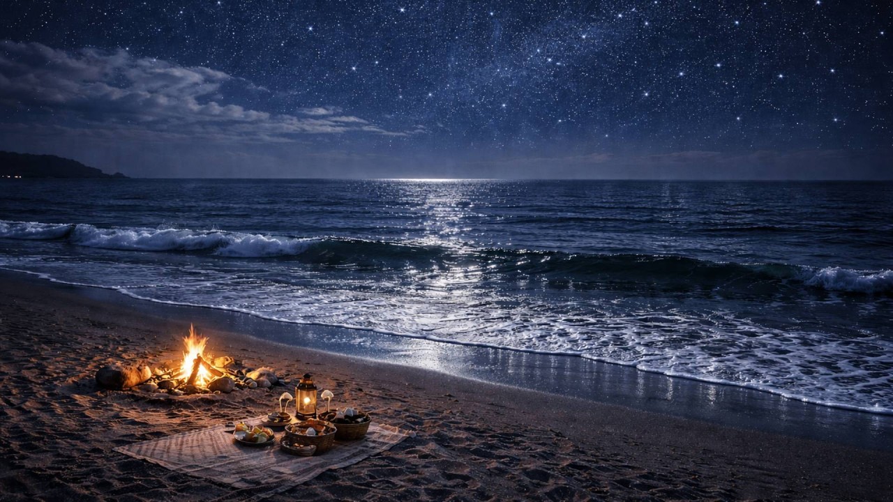 Ocean Wave Sounds for Sleep – 1 Hour No Talking