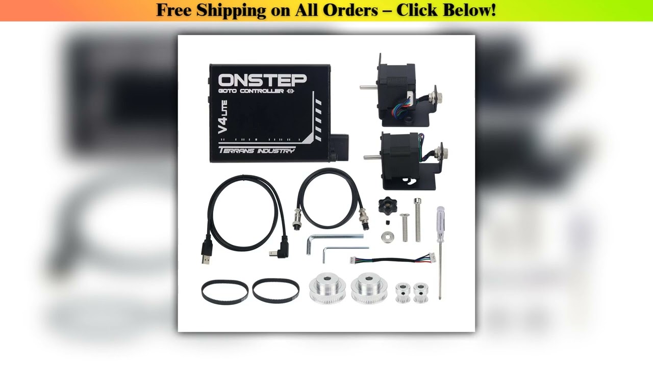 HAMGEEK V5-Lite V5-Pro Onstep EXOS2 EQ3D Equatorial Mount V5 GOTO Upgrade Kit Biaxial Tracking