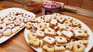 Lekváros Linzer omlós teasütemény @Szoky konyhája