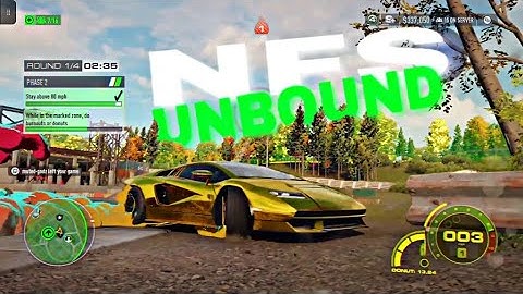 NFS UNBOUND on xbox game pass cloud  | lamborgini gameplay | THE SLOG