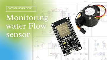 Monitoring Water Flow Sensor - Esp32 & Flow Sensos Y-S201---Kelempok 1