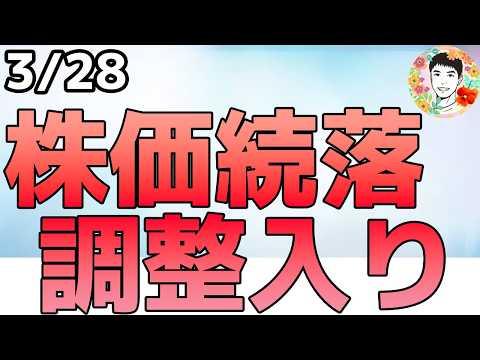 ドル円が160円へ！ナスダック100も調整局面入りいました！【3/28 米国株ニュース】