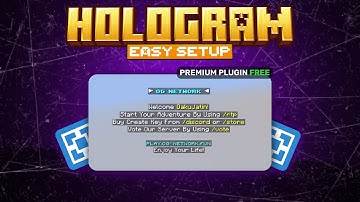 🔥 Ultimate Hologram Tutorial in 3 Minutes! | How to add Holograms in Minecraft | Fancy Hologram