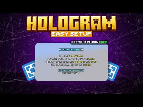 🔥 Ultimate Hologram Tutorial in 3 Minutes! | How to add Holograms in Minecraft | Fancy Hologram