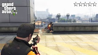 GTA 5 - THE FIRST FIVE STAR COP BATTLE ON THE PS5! (GTA V Funny Moment)