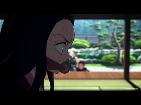 Demon Slayer - Nezuko Refuse to Take Human Blood (Eng Sub & Dub)