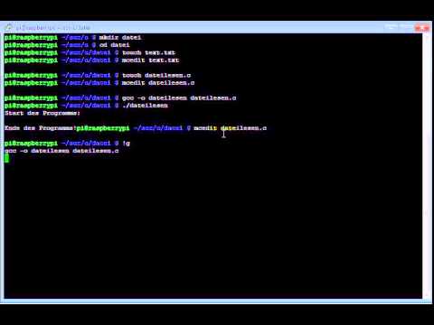 c Raspberry Pi Zugriff auf eine Datei