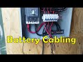 Wiring the Battery Side of the Electrical Cabinet in the Solar Shed