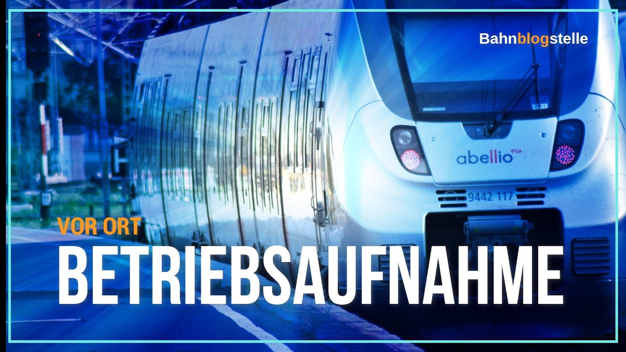Sonderfahrt von Abellio: Betriebsstart im Saale-Thüringen-Südharz-Netz | Bahnblogstelle [VOR ORT]