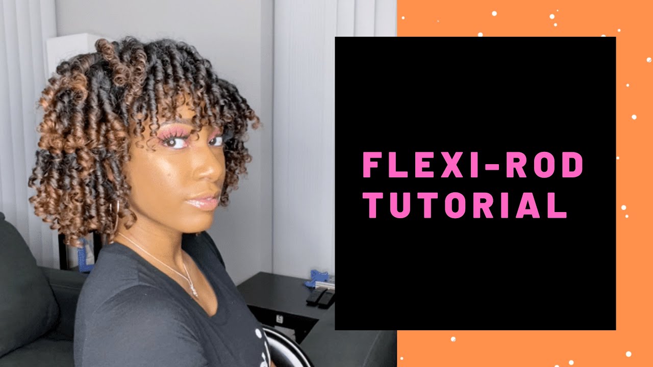 Flexi Rod Set on Natural Hair The Doux Mousse Def YouTube