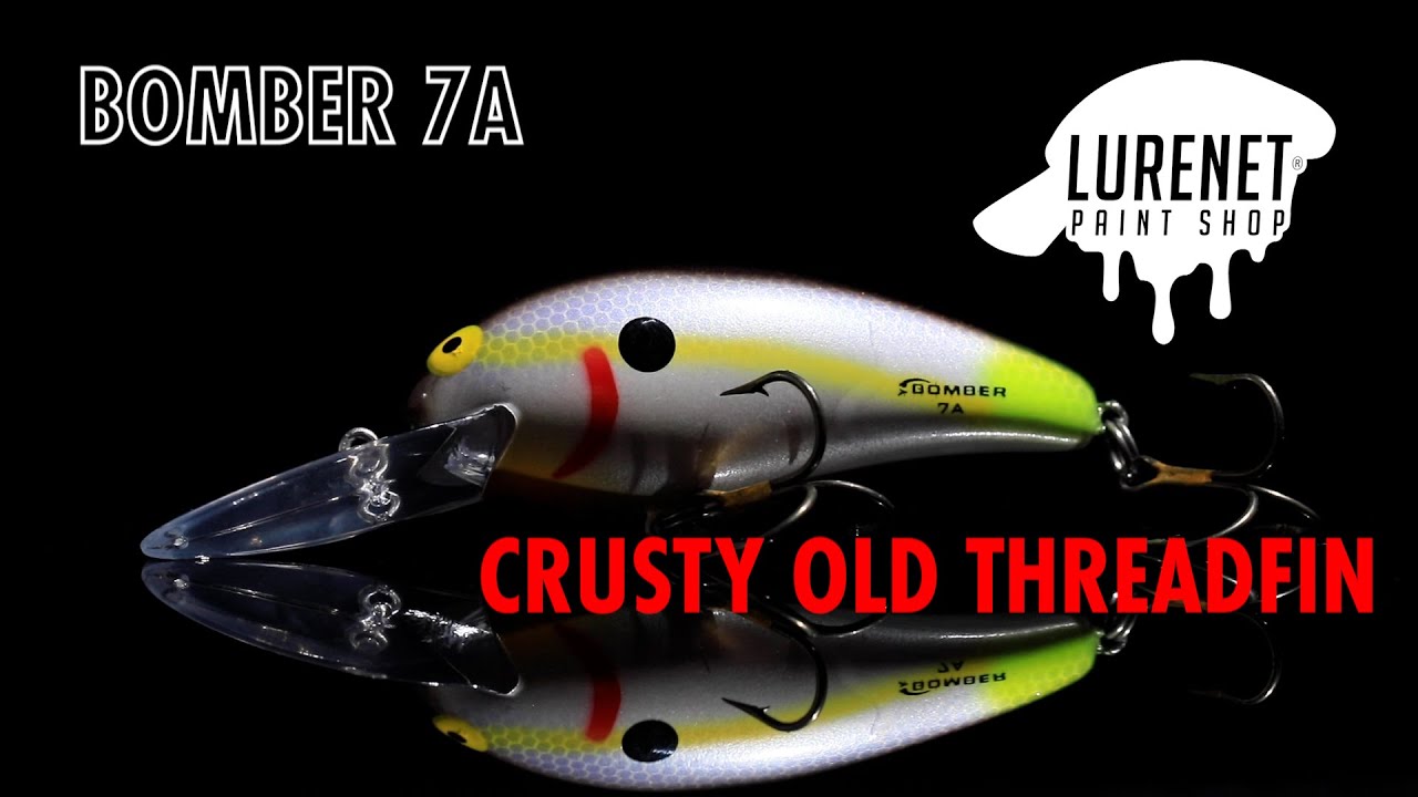 Bomber Model 7A Crusty Old Threadfin - Lurenet Paint Shop (Custom Painted  Lures) 