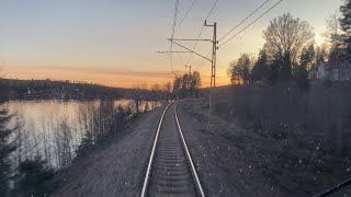 Train Driver's View Gävle C-Borlänge C [TDV0005]