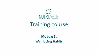 NUTRIWELLB | Training course - Module 3