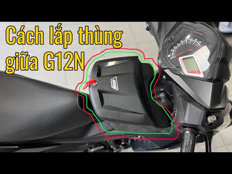 Video Thùng Giữa Givi G12N Lắp Winner V1 - Yohe Shop - youtube