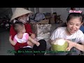 Single Mom Become Rich By Selling Fruits With Her Cute Baby | ỐC Family