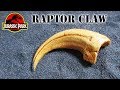 Polymer Clay Velociraptor Claw Fossil Sculpture || Maive Ferrando
