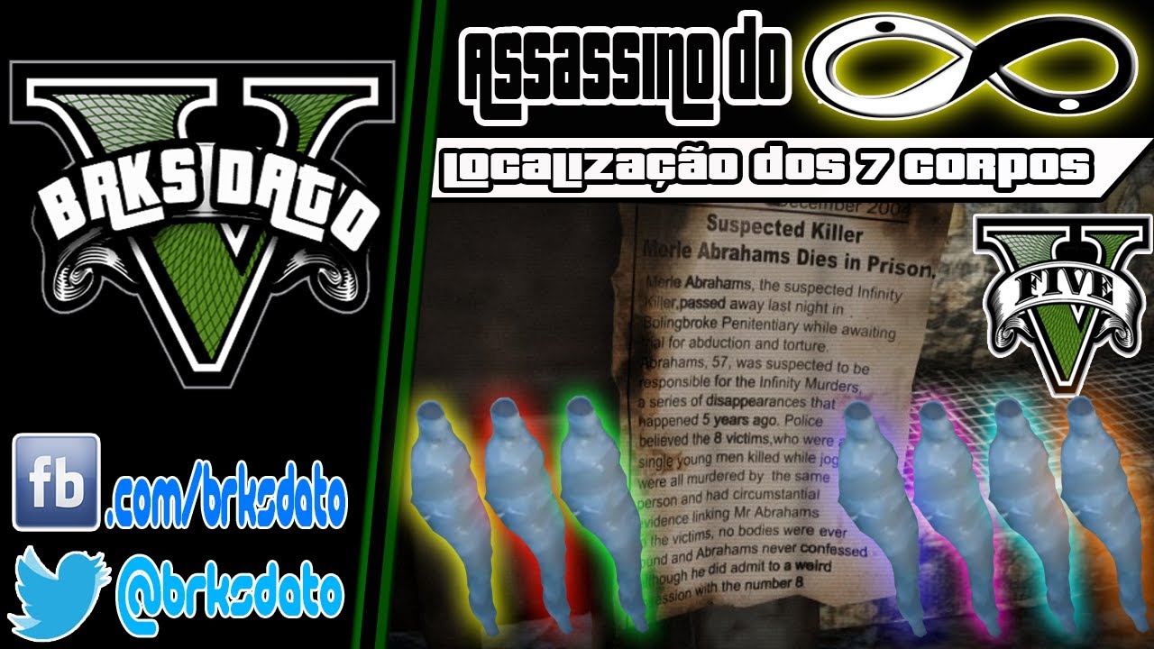 Merle Abrams GTA V - Easter EGG Localização dos 7 Corpos Merle Abrahams