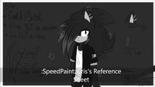 :SpeedPaint: Cris's Reference Sheet