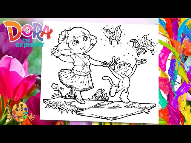 Princess Dora Coloring Pages Printable
