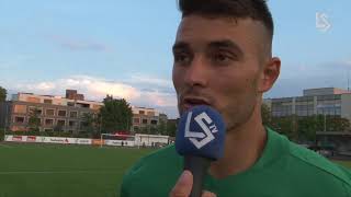 LSTV: FC Kosova  - Lausanne-Sport, interview d'après-match de Dany Da Silva