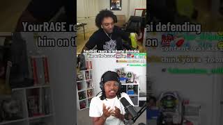 Imdontai defends Yourrage from Brucedropemoff & his gooner fanbase
