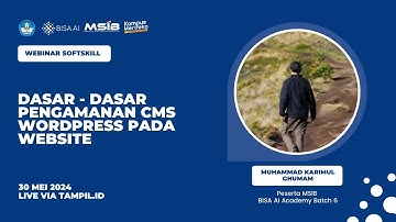 Dasar - Dasar Pengamanan CMS Wordpress Pada Website | Muhammad Karimul Ghumam