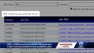 APS vacant positions