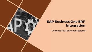 SAP Business One ERP Integration - Connect Your External Systems