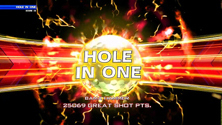 Golden Tee Great Shot on Hollywood Hills!