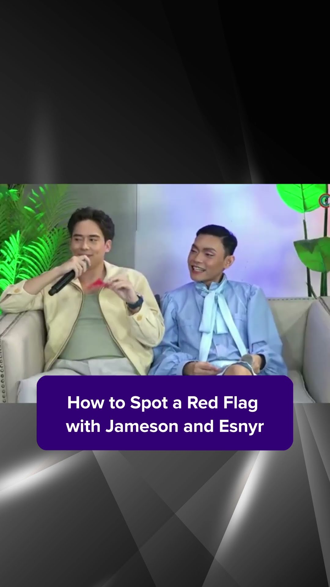 How To Spot A Red Flag Challenge with Jameson and Esynr | Kapamilya Shorts
