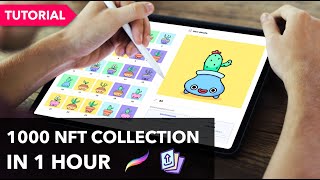 Drawing Tutorial | NFT Collection with Procreate