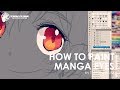 How to paint manga eyes  digital manga art  tachibana lita