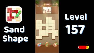 Sand Shape Level 157 Gameplay Walkthrough | Go Answer