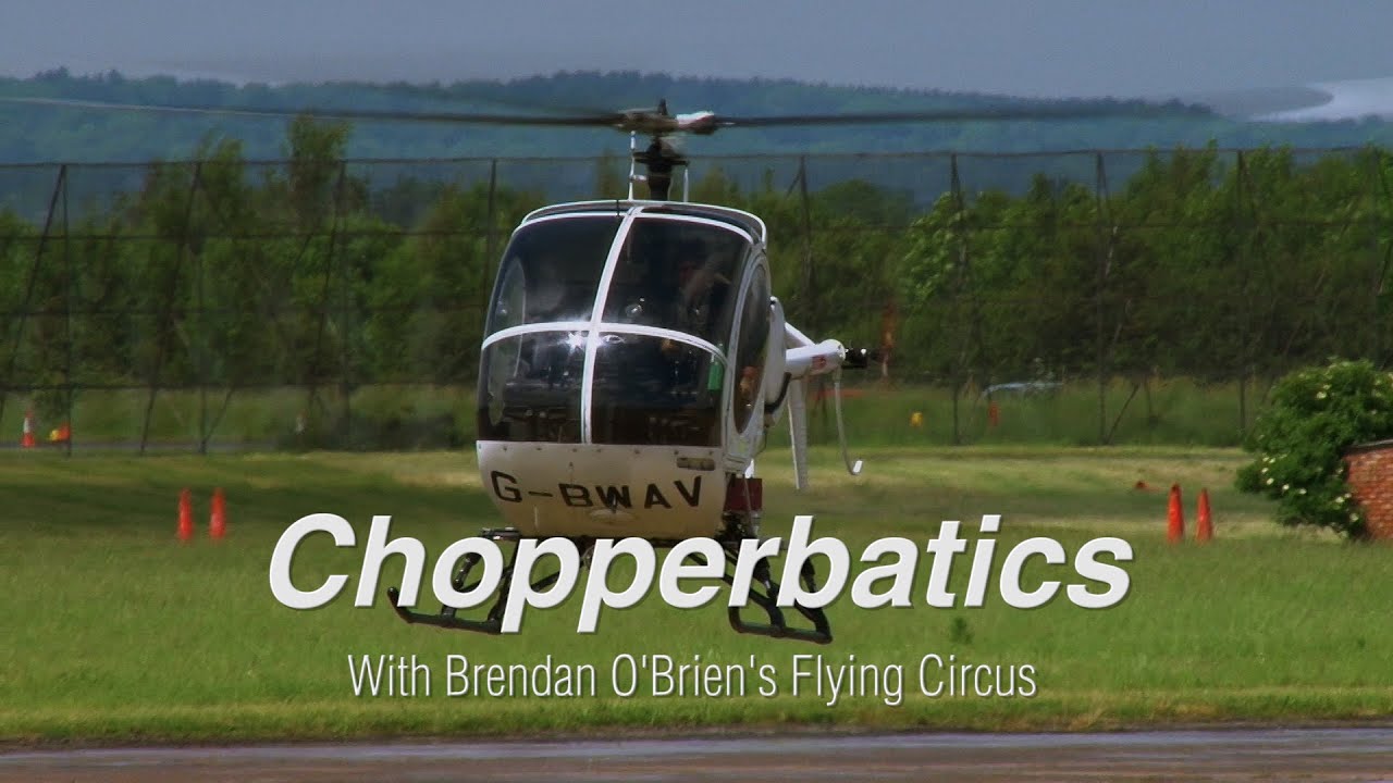 Brendan O'Brien's Flying Circus 'Chopperbatics' at Throckmorton Air Show