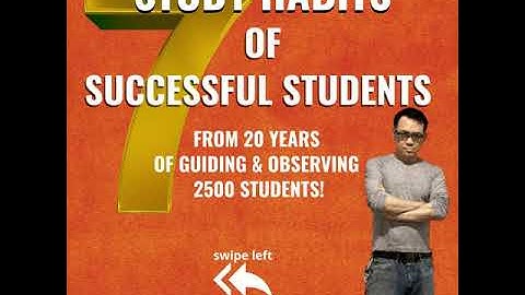 PSLE 2024 7 Study Habits  of Successful Students From 20 years of Guiding & Observing 2500 students!