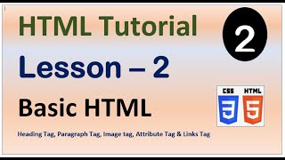 Basic HTML || HTML Tutorial 2 || Basic HTML Tutorial for Beginner in Hindi series